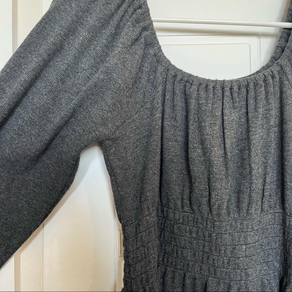 Madewell - Plush Square-Neck Smocked Top - Picture 4 of 8